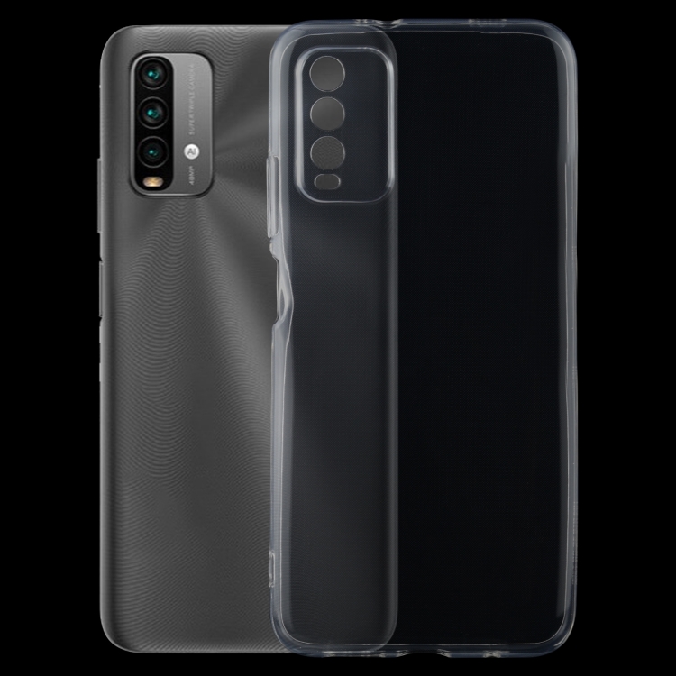 

For Xiaomi Redmi Note 9 4G 0.75mm Ultra-thin Transparent TPU Soft Protective Case