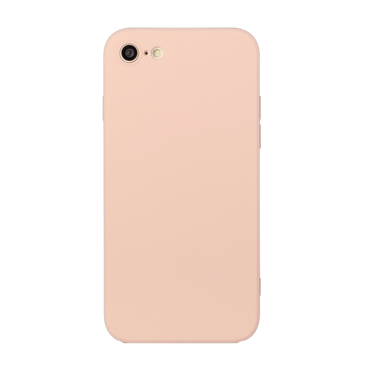 

Straight Edge Solid Color TPU Shockproof Case For iPhone 6(Light Pink)