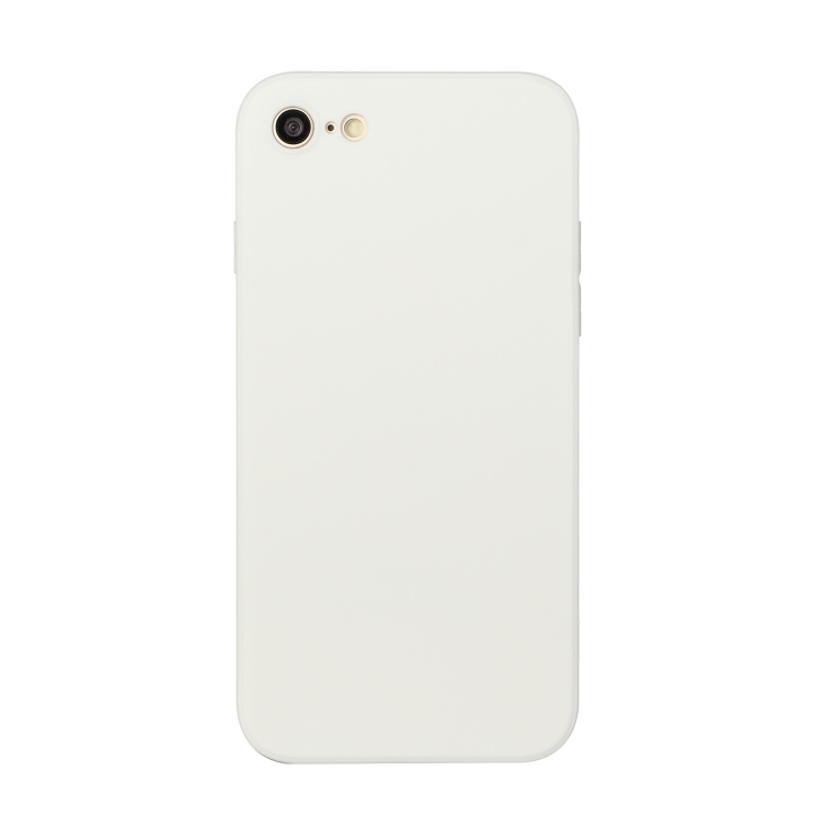 

Straight Edge Solid Color TPU Shockproof Case For iPhone 6 Plus(White)