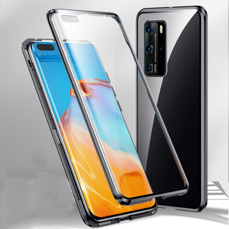 For Huawei P40 Pro Magnetic Metal Frame Double-sided Tempered Glass Case(Bright Black)
For Huawei P40 Pro Magnetic Metal Frame Double-sided Tempered Glass Case(Bright Black)