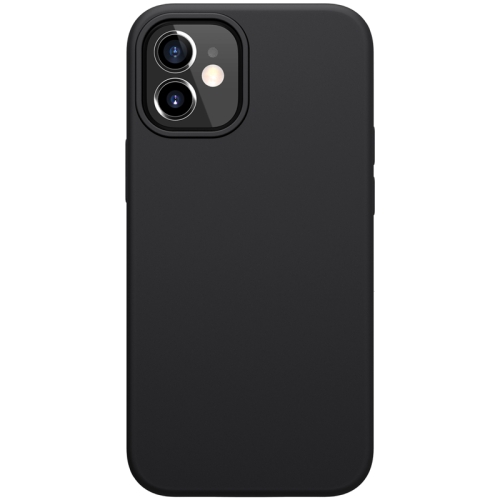 

NILLKIN Flex Pure Series Solid Color Liquid Silicone Dropproof Protective Case For iPhone 12 mini(Black)