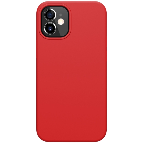 

NILLKIN Flex Pure Series Solid Color Liquid Silicone Dropproof Protective Case For iPhone 12 mini(Red)