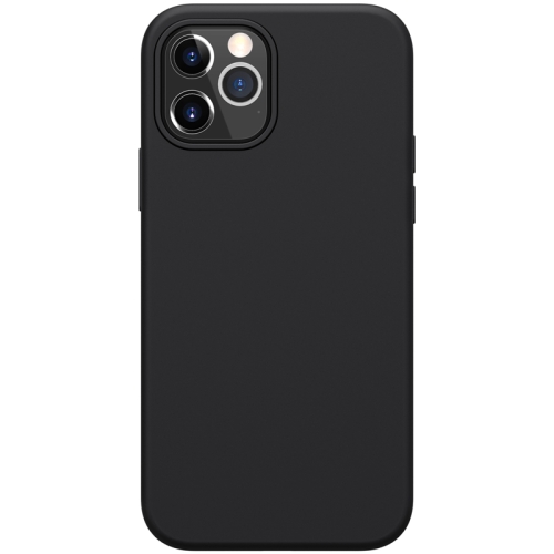 

NILLKIN Flex Pure Series Solid Color Liquid Silicone Dropproof Protective Case For iPhone 12 Pro Max(Black)