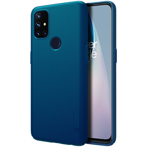 

For OnePlus Nord N10 5G NILLKIN Frosted Concave-convex Texture PC Protective Case(Peacock Blue)
