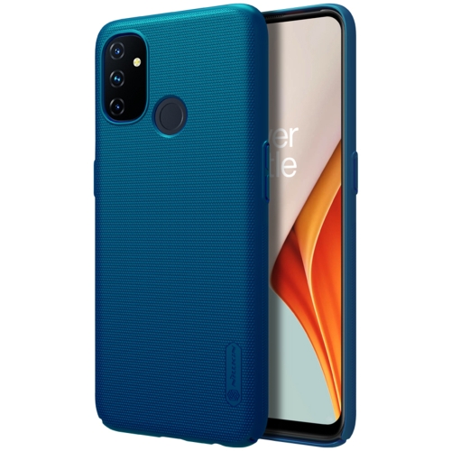 

For OnePlus Nord N100 NILLKIN Frosted Concave-convex Texture PC Protective Case(Peacock Blue)