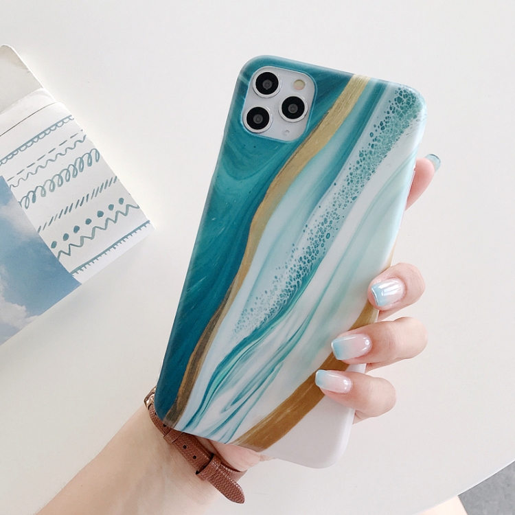 

Frosted IMD Series TPU Protective Case For iPhone 11(Green)