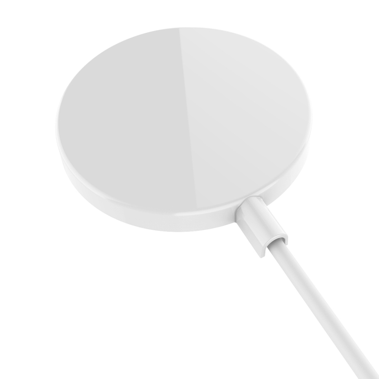 

FF5X Round Plastic Protective Case for Magsafe Wireless Charger(Bright White)