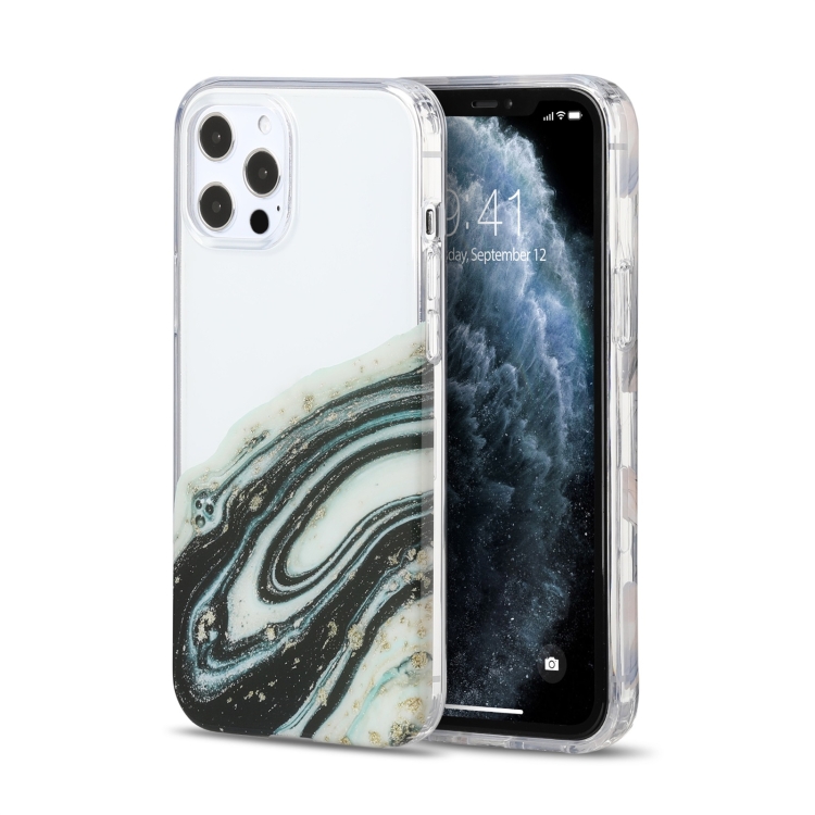 

Hollow Marble Pattern TPU Protective Case For iPhone 11 Pro(Black)