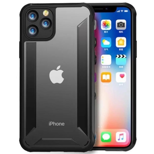 

For iPhone 11 Pro Max PC + TPU Shockproof Protective Case(Black)