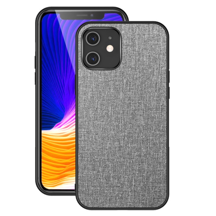 

Shockproof Cloth Texture PC + TPU Magsafe Case For iPhone 12 mini(Grey)