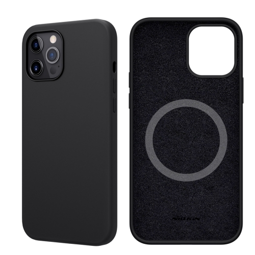 

NILLKIN Flex Pure Pro Series Silicone Magsafe Case For iPhone 12 Pro Max(Black)
