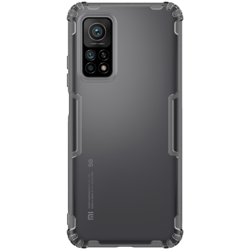 

For Xiaomi Mi 10T / 10T Pro 5G / Redmi K30 Ultra NILLKIN Nature TPU Transparent Soft Protective Case(Grey)