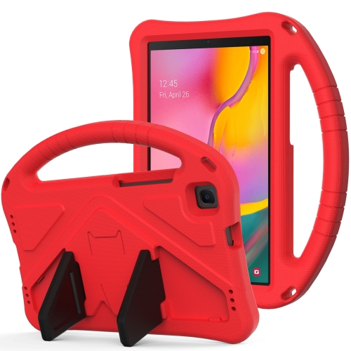 

For Samsung Galaxy Tab A 8.0 (2019) T290 / T295 EVA Flat Anti Falling Protective Case Shell with Holder(Red)