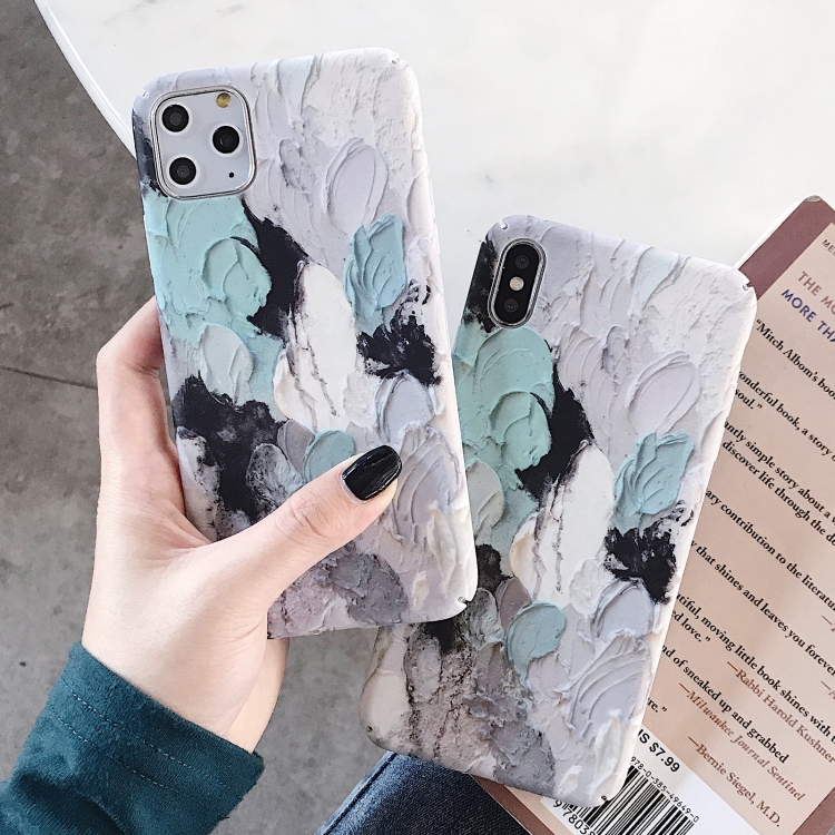 

Water Stick Style Hard Protective Case For iPhone 11(Vintage Oil Painting)