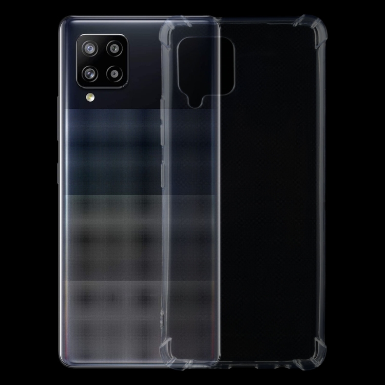 

For Samsung Galaxy A42 5G Four-Corner Shockproof Ultra-thin TPU Case(Transparent)