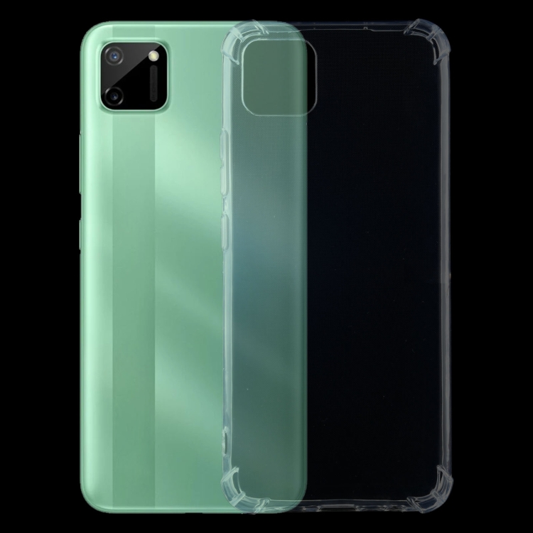 

For OPPO Realme C11 Four-Corner Shockproof Ultra-thin TPU Case(Transparent)