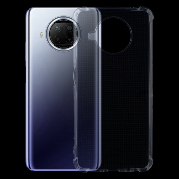 

For Xiaomi Redmi Note 9 Pro 5G Four-Corner Shockproof Ultra-thin TPU Case(Transparent)