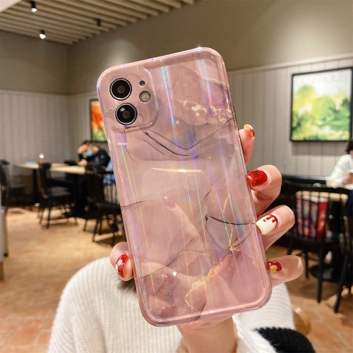 

Aurora TPU Shockproof Protective Case For iPhone 12 Pro(Rose Gold Marble)