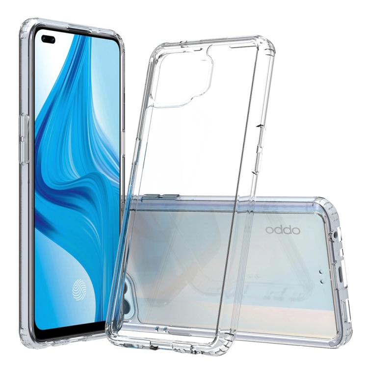 

For OPPO A93 Shockproof Scratchproof TPU + Acrylic Protective Case(Transparent)