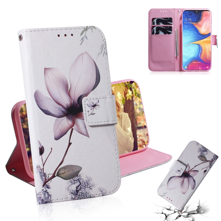 

For Galaxy M30s Painting Pattern Coloured Drawing Horizontal Flip Leather Case with Holder & Card Slots & Wallet(Magnolia)