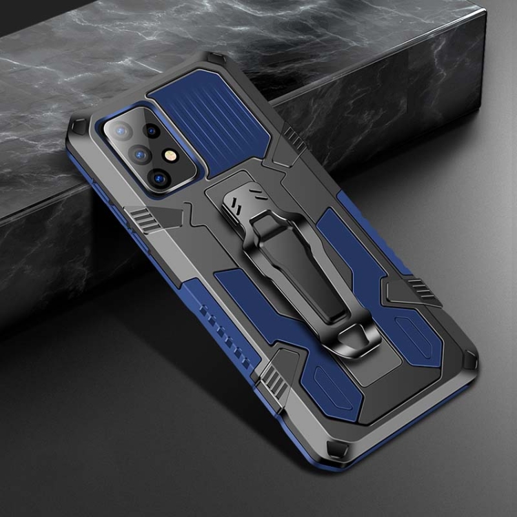 

For Samsung Galaxy A52 5G Armor Warrior Shockproof PC + TPU Protective Case(Royal Blue)