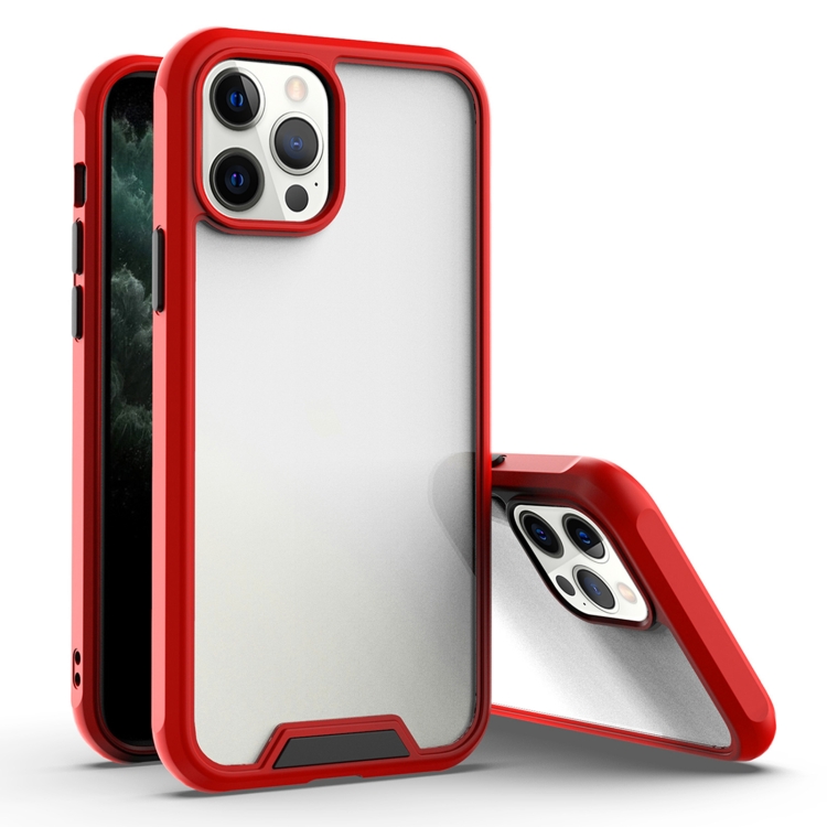 

Bright Shield PC + TPU Protective Case For iPhone 11(Red + Black)