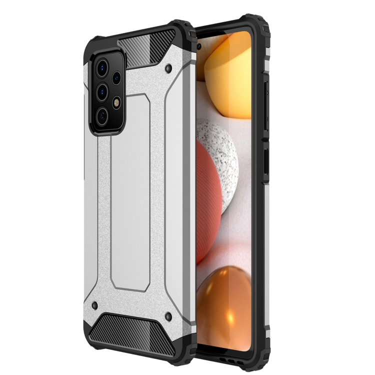 

For Samsung Galaxy A52 5G / 4G Magic Armor TPU + PC Combination Case(Silver)
