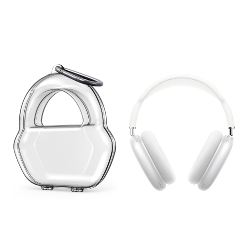 

PP Jelly Color Headphone Protective Case for AirPods Max, with Hook(White)