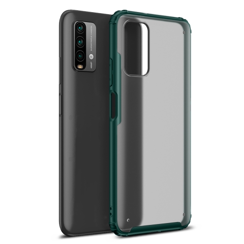 

For Xiaomi Redmi Note 9 4G Four-corner Shockproof TPU + PC Protective Case(Green)