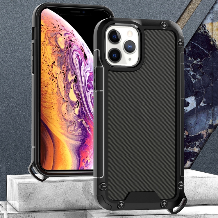 

Gold-Shield Series Shockproof PC + TPU Case For iPhone 11 Pro(Full Black)