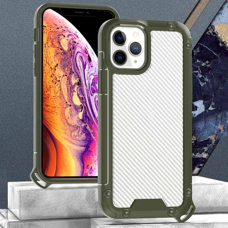 

Gold-Shield Series Shockproof PC + TPU Case For iPhone 12 Pro Max(Green)