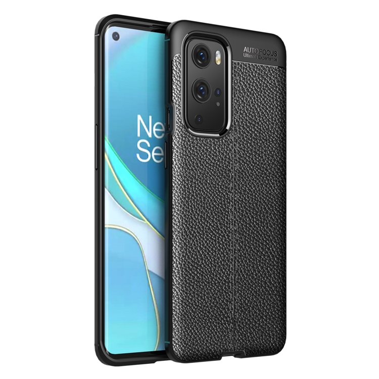 

For OnePlus 9 Pro Litchi Texture TPU Shockproof Case(Black)