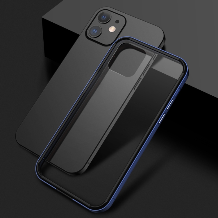 

X-level Martin Series Metal Frame Protective Case For iPhone 12(Blue)