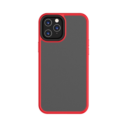

TOTUDESIGN AA-143 Gingle Series Semi-permeable Matte TPU+PC Case For iPhone 12 / 12 Pro(Red)
