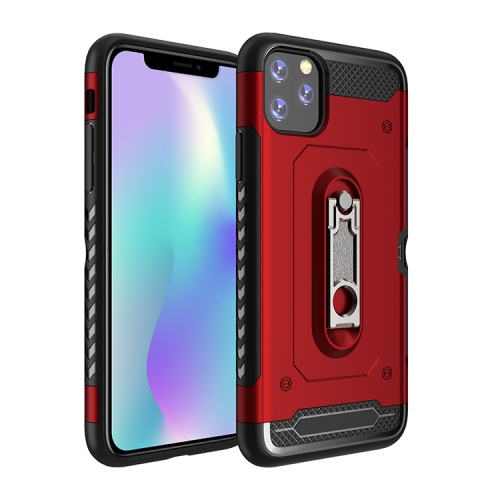 

For iPhone 11 Hummer Armor Shockproof Protective Case(Red)