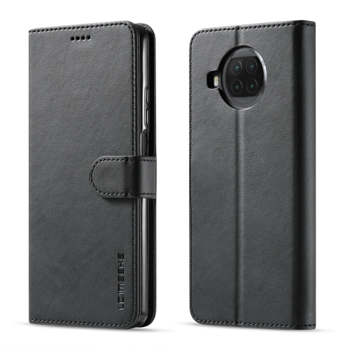 

For Xiaomi Mi 10T Lite 5G LC.IMEEKE Calf Texture Horizontal Flip Leather Case with Holder & Card Slots & Wallet(Black)