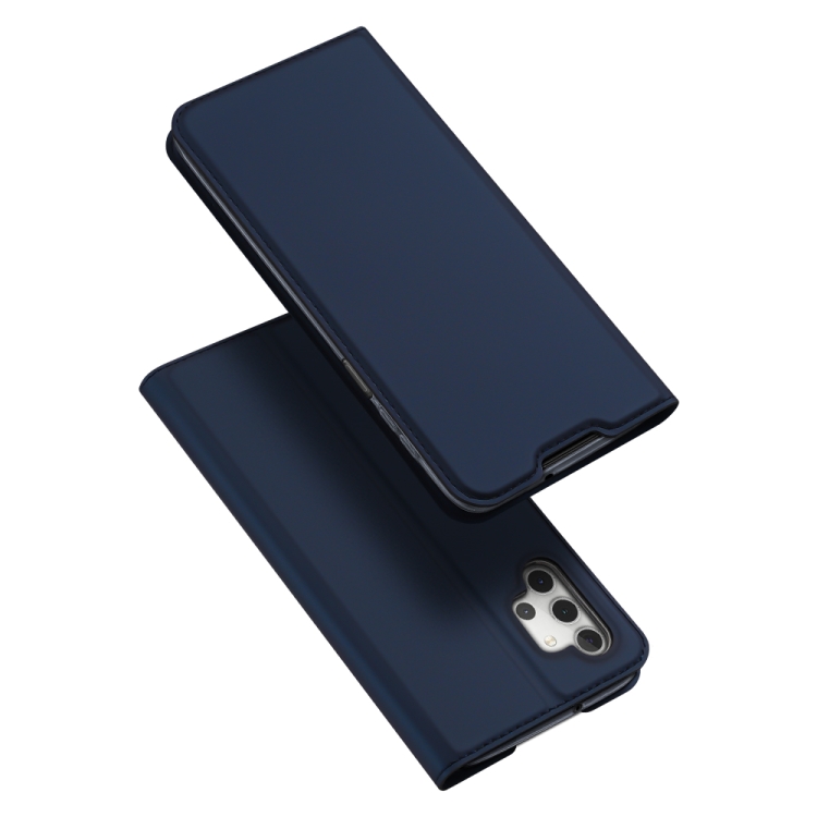 

For Samsung Galaxy A32 5G / M32 5G DUX DUCIS Skin Pro Series Horizontal Flip PU + TPU Leather Case, with Holder & Card Slots(Blue)