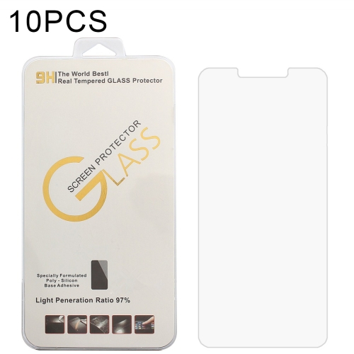 

For Fairphone 3 Plus 10 PCS 0.26mm 9H 2.5D Tempered Glass Film