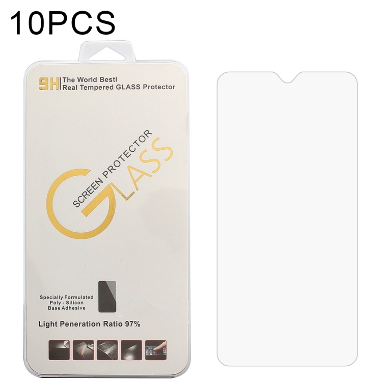 

For Oukitel WP8 Pro 10 PCS 0.26mm 9H 2.5D Tempered Glass Film