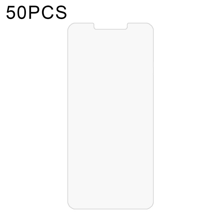 

For Fairphone 3 Plus 50 PCS 0.26mm 9H 2.5D Tempered Glass Film
