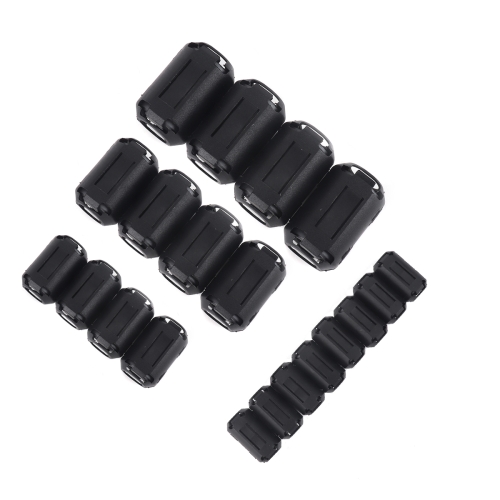 

20 PCS 3.5mm/5mm/7mm/9mm/13mm Anti-interference Degaussing Ring Ferrite Ring Cable Clip Core Noise Suppressor Filter