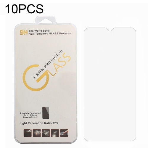 

For Umidigi A7S 10 PCS 0.26mm 9H 2.5D Tempered Glass Film