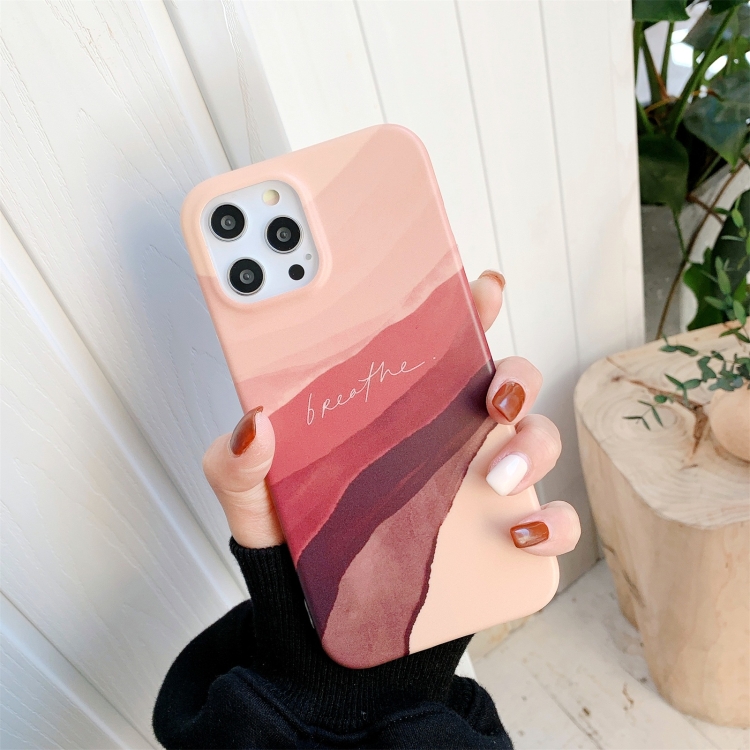 

Watercolor Painting Series Half Coverage IMD Workmanship Protective Case For iPhone 11(DX-52)