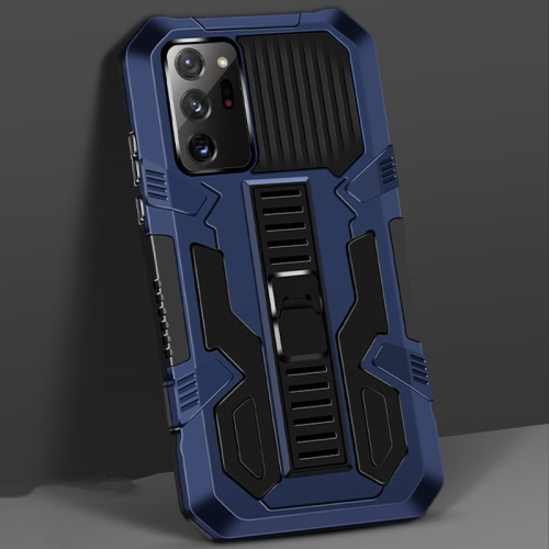 

For Samsung Galaxy Note20 Ultra Vanguard Warrior All Inclusive Double-color Shockproof TPU + PC Protective Case with Holder(Blue)