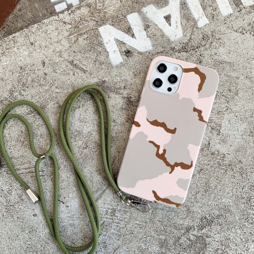 

Camouflage Pattern IMD Shockproof TPU Protective Case with Lanyard For iPhone 11(DCU Camo)