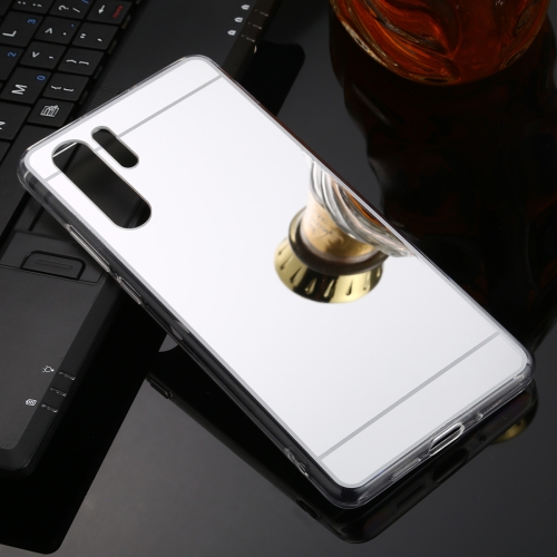 

For Huawei P30 Pro TPU + Acrylic Luxury Plating Mirror Phone Case Cover(Silver)