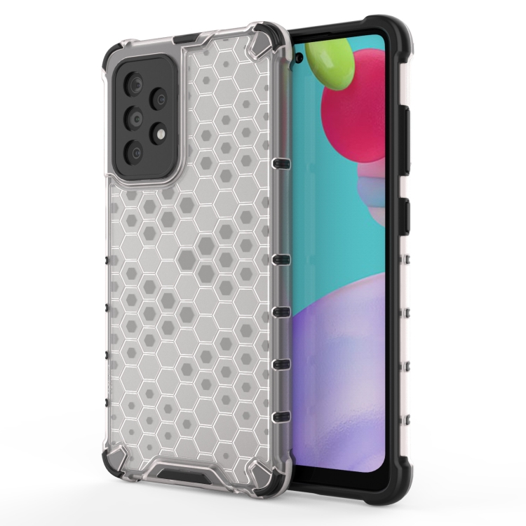

For Samsung Galaxy A52 5G Shockproof Honeycomb PC + TPU Case(White)