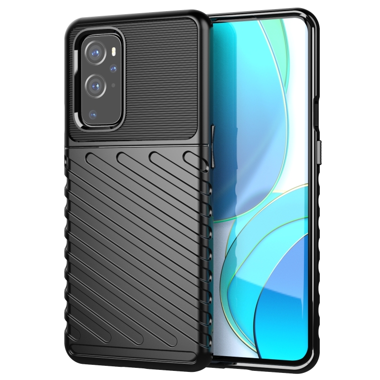

For OnePlus 9 Pro Thunderbolt Shockproof TPU Protective Soft Case(Black)