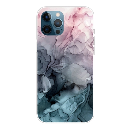 

Marble Pattern Shockproof TPU Protective Case For iPhone 12 / 12 Pro(Abstract Light Pink)