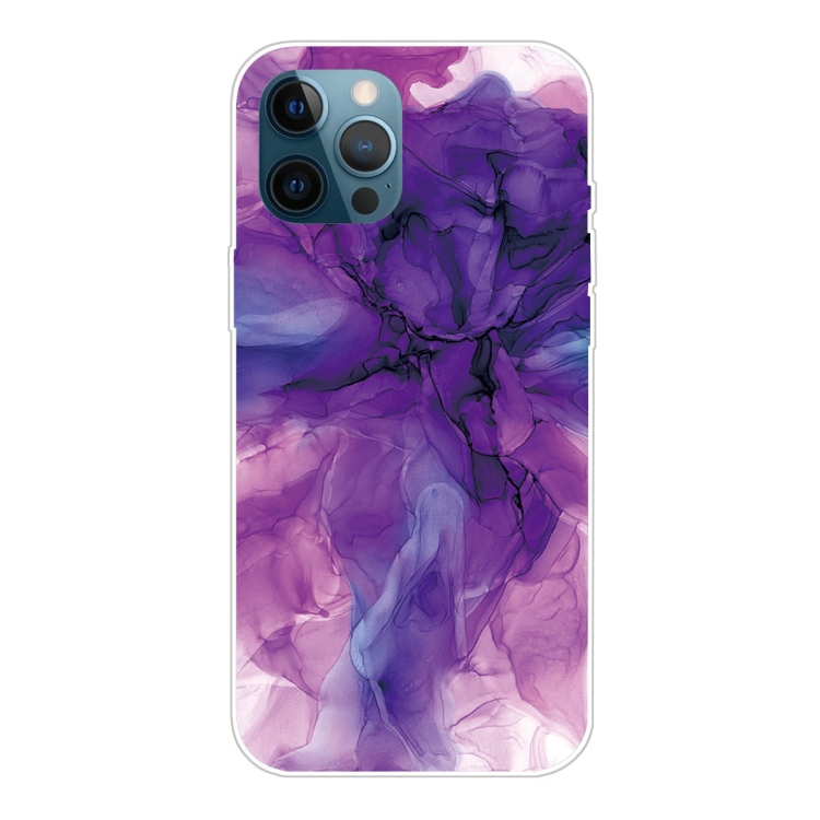 

Marble Pattern Shockproof TPU Protective Case For iPhone 11 Pro Max(Abstract Purple)